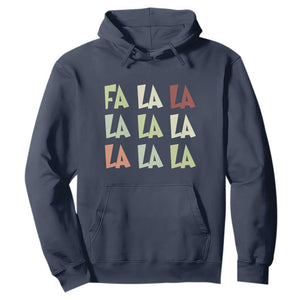 Funny Fa La La 8 Christmas Carol Song Holiday Hoodie TS11 Navy Print Your Wear