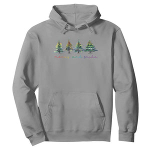 Funny Christmas LGBT Hoodie Merry And Pride Rainbow Xmas Tree TS11 Sport Gray Print Your Wear