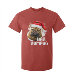 Funny Christmas Pug Dog T Shirt For Kid Bah Humpug Humbug Cute Pet TS11 Red Print Your Wear