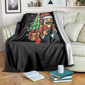 Funny Christmas Video Game Nutcracker Xmas Tree Gamer Throw Blanket TS11 Print Your Wear