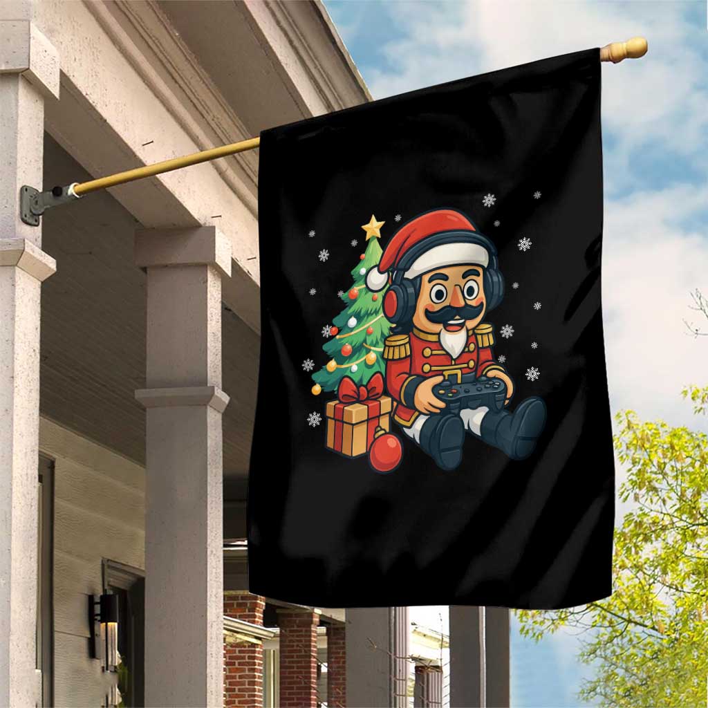 Funny Christmas Video Game Nutcracker Xmas Tree Gamer Garden Flag TS11 Print Your Wear