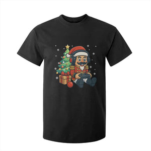 Funny Christmas Video Game Nutcracker Xmas Tree Gamer T Shirt For Kid TS11 Black Print Your Wear