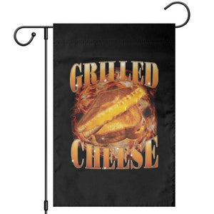 Grilled Cheese Garden Flag Food Lover Funny Gag Weird Meme 90s TS11 Black Print Your Wear