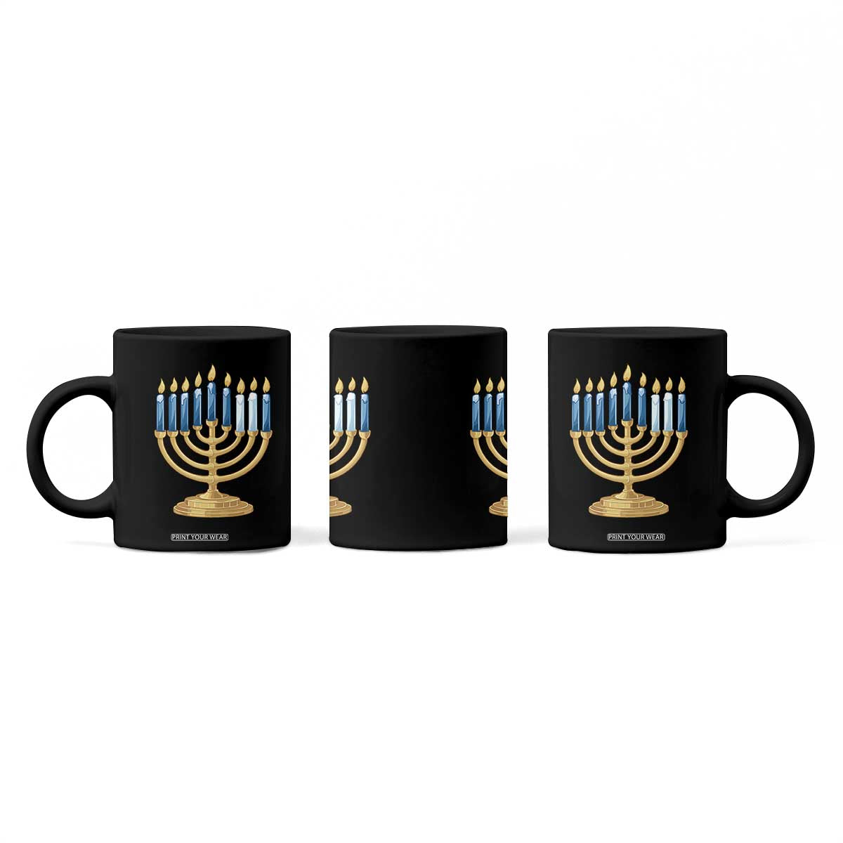 Funny 67 Hanukkah Coffee Mug Chanukah Menorah Sixth Seventh Night TS11 Print Your Wear