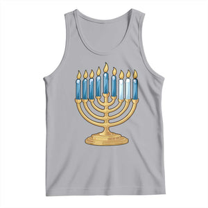 Funny 67 Hanukkah Tank Top Chanukah Menorah Sixth Seventh Night TS11 Athletic Heather Print Your Wear