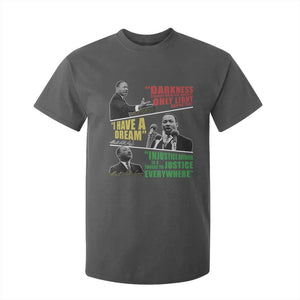 Martin Luther King MLK Quotes Black History Leaders T Shirt For Kid TS11 Dark Heather Print Your Wear