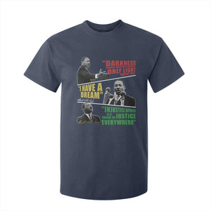 Martin Luther King MLK Quotes Black History Leaders T Shirt For Kid TS11 Navy Print Your Wear