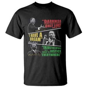 Martin Luther King MLK Quotes Black History Leaders T Shirt TS11 Black Print Your Wear