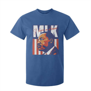 MLK Day I Have A Dream T Shirt For Kid Martin Luther King Vintage American Flag Black History Month TS11 Royal Blue Print Your Wear