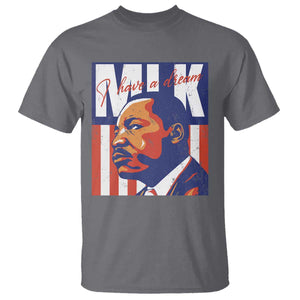 MLK Day I Have A Dream T Shirt Martin Luther King Vintage American Flag Black History Month TS11 Charcoal Print Your Wear