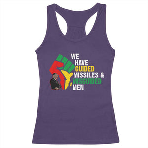 MLK Quotes We Have Guided Missiles And Misguided Men Racerback Tank Top Dr Martin Luther King Jr TS11 Purple Print Your Wear