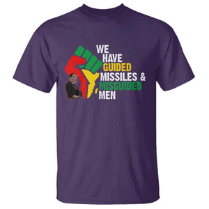 MLK Quotes We Have Guided Missiles And Misguided Men T Shirt Dr Martin Luther King Jr TS11 Purple Print Your Wear