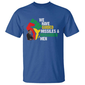 MLK Quotes We Have Guided Missiles And Misguided Men T Shirt Dr Martin Luther King Jr TS11 Royal Blue Print Your Wear