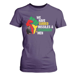 MLK Quotes We Have Guided Missiles And Misguided Men T Shirt For Women Dr Martin Luther King Jr TS11 Purple Print Your Wear