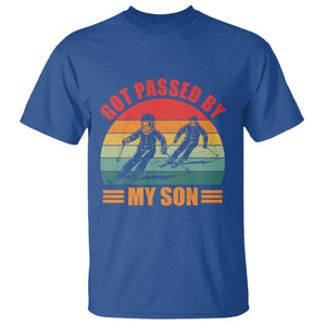 Funny Skiing Ski Dad T Shirt Got Passed By My Son Retro Vintage TS11 Royal Blue Print Your Wear
