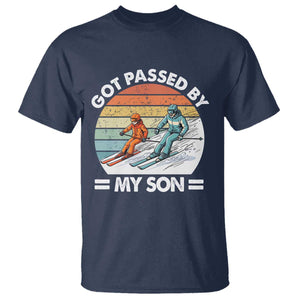 Funny Ski Dad T Shirt Got Passed By My Son Retro Vintage TS11 Navy Print Your Wear