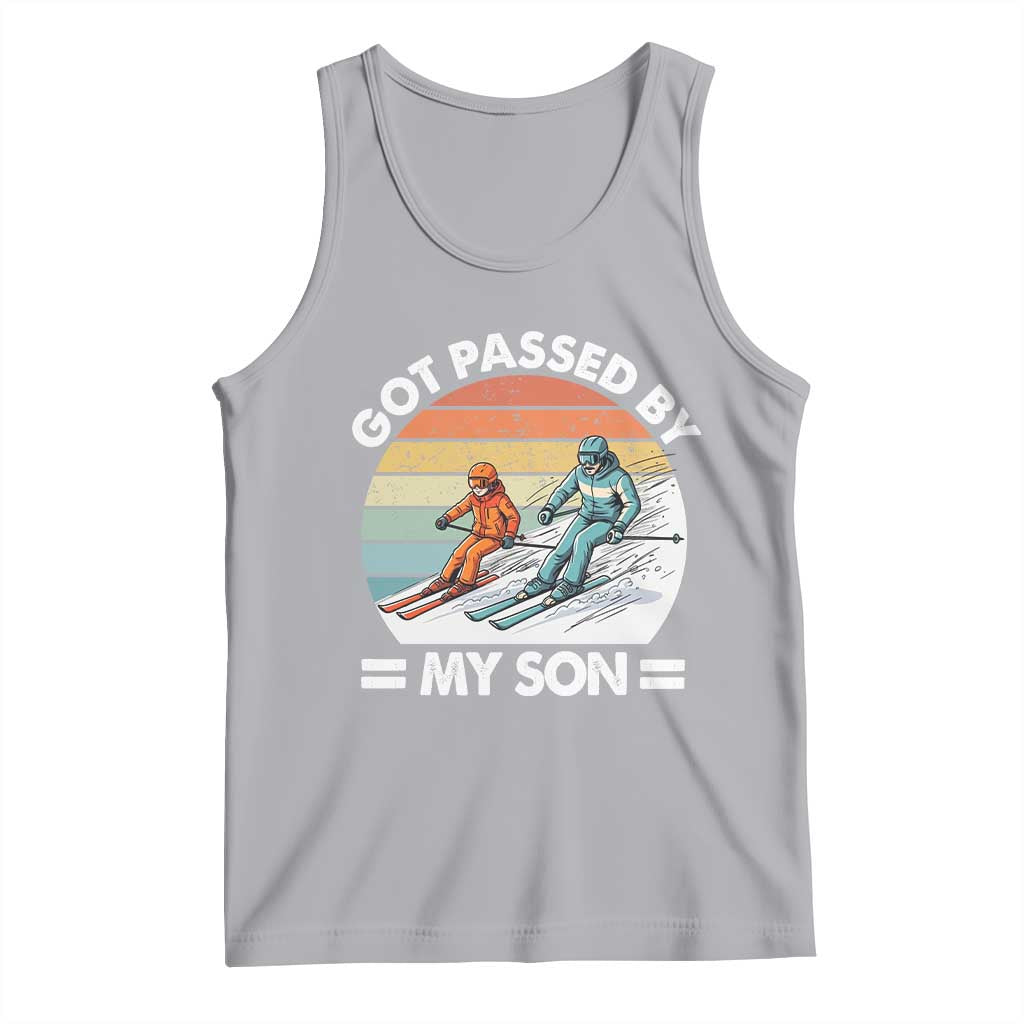 Funny Ski Dad Tank Top Got Passed By My Son Retro Vintage TS11 Athletic Heather Print Your Wear