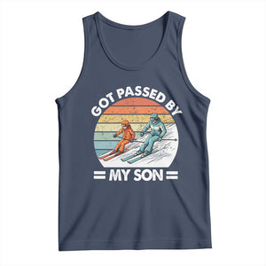 Funny Ski Dad Tank Top Got Passed By My Son Retro Vintage TS11 Navy Print Your Wear
