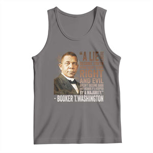 Booker Taliaferro Washington Tank Top A Lie Doesn't Become Truth Black History Month TS11 Deep Heather Print Your Wear