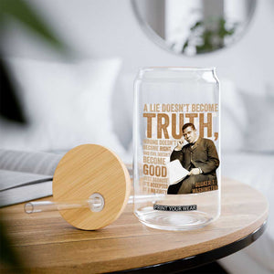 Booker Taliaferro Washington Glass Can A Lie Doesnt Become Truth Wrong Doesnt Become Right TS11 Print Your Wear