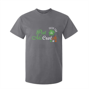 Pat McCrotch Irish Pub T Shirt For Kid St Patricks Day Drinking Humor TS11 Charcoal Print Your Wear
