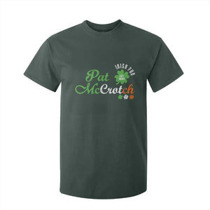 Pat McCrotch Irish Pub T Shirt For Kid St Patricks Day Drinking Humor TS11 Dark Forest Green Print Your Wear