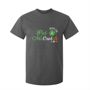 Pat McCrotch Irish Pub T Shirt For Kid St Patricks Day Drinking Humor TS11 Dark Heather Print Your Wear
