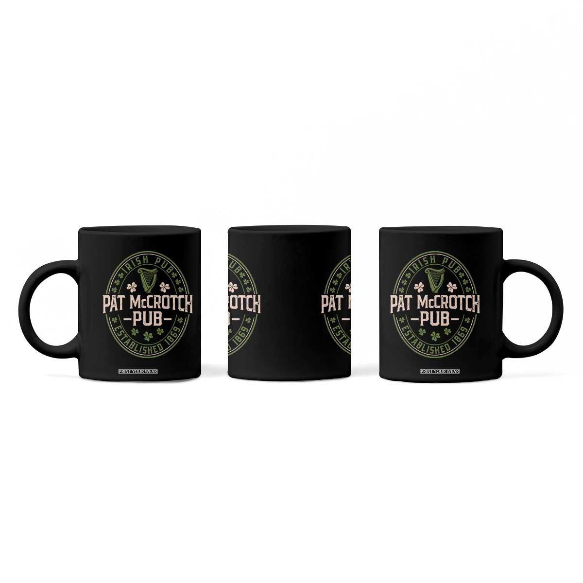 Pat McCrotch Irish Pub Coffee Mug St Patricks Day Dirty Adult Drinking TS11 Print Your Wear