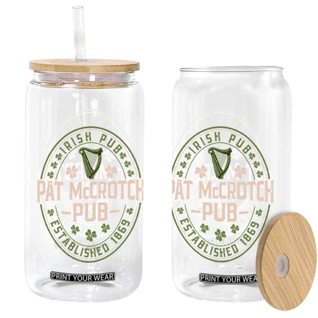 Pat McCrotch Irish Pub Glass Can St Patricks Day Dirty Adult Drinking TS11 Print Your Wear
