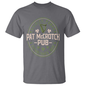 Pat McCrotch Irish Pub T Shirt St Patricks Day Dirty Adult Drinking TS11 Charcoal Print Your Wear