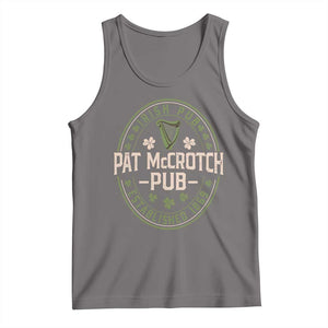 Pat McCrotch Irish Pub Tank Top St Patricks Day Dirty Adult Drinking TS11 Deep Heather Print Your Wear