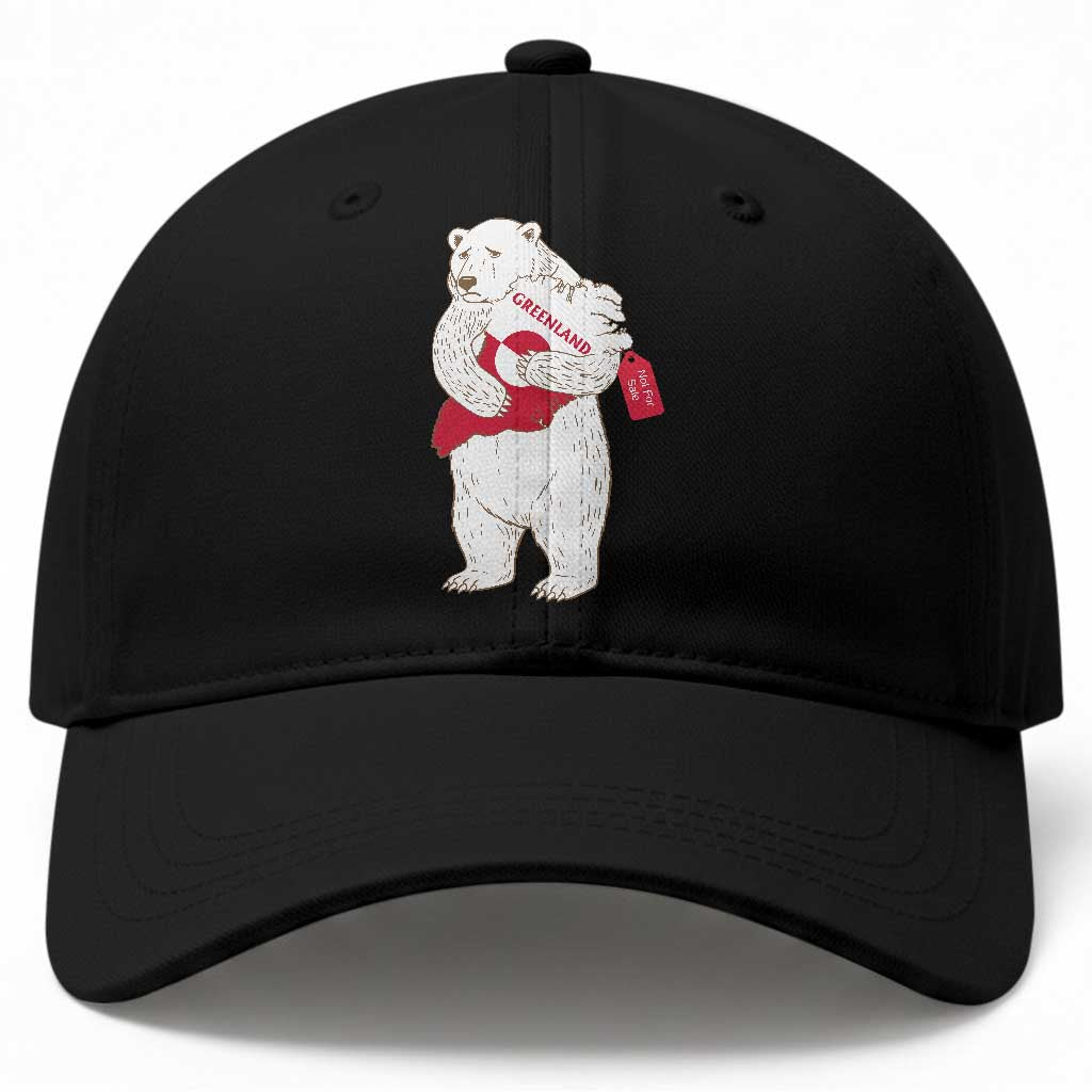 Greenland Is Not For Sale Baseball Cap Greenland Bear Hug TS11 Print Your Wear