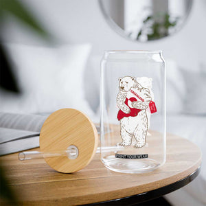 Greenland Is Not For Sale Glass Can Greenland Bear Hug TS11 Print Your Wear