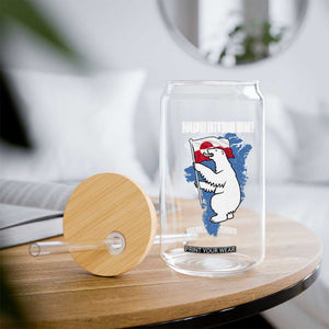 Nu Det Nuuk Nows Enough Glass Can Funny Saying Bear Greenlandic Flag TS11 Print Your Wear