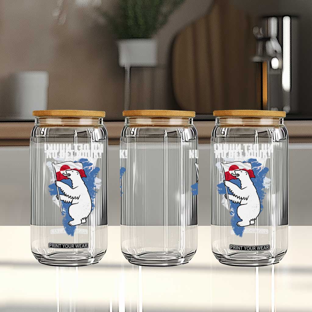 Nu Det Nuuk Nows Enough Glass Can Funny Saying Bear Greenlandic Flag TS11 Print Your Wear