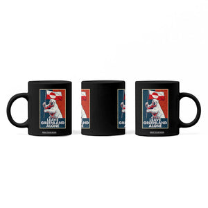 Leave Greenland Alone Coffee Mug Polar Bear Holding Flag Greenlanders Supports TS11 Print Your Wear