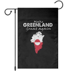 Make Greenland Great Again Garden Flag Act USA 51st State Greenland TS11 Black Print Your Wear