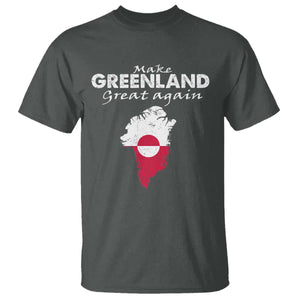 Make Greenland Great Again T Shirt Act USA 51st State Greenland TS11 Dark Heather Print Your Wear