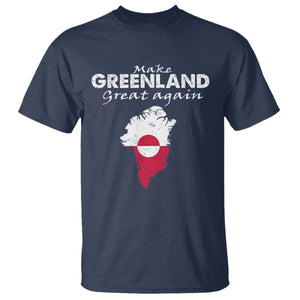 Make Greenland Great Again T Shirt Act USA 51st State Greenland TS11 Navy Print Your Wear