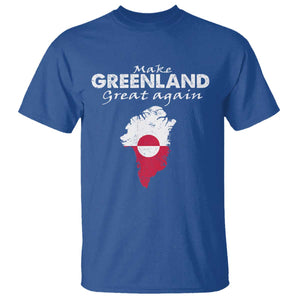 Make Greenland Great Again T Shirt Act USA 51st State Greenland TS11 Royal Blue Print Your Wear