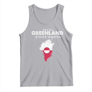 Make Greenland Great Again Tank Top Act USA 51st State Greenland TS11 Athletic Heather Print Your Wear