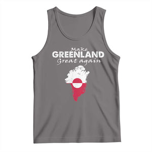 Make Greenland Great Again Tank Top Act USA 51st State Greenland TS11 Deep Heather Print Your Wear