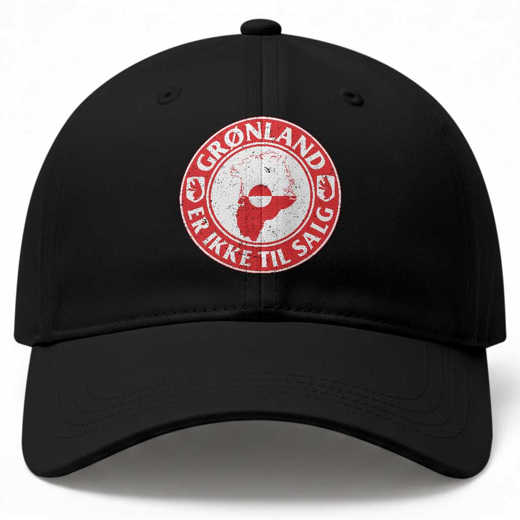 Greenland Is Not For Sale Baseball Cap Gronland Er Ikke Til Salg Greenland Protest TS11 Print Your Wear