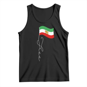 Free Iran Tank Top Patriotic Iranian Lion and Sun Flag TS11 Black Print Your Wear