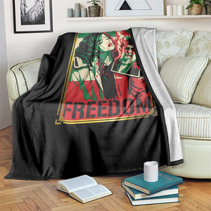 Free Iran Protest Throw Blanket Support Women Life Freedom Statement TS11 Print Your Wear