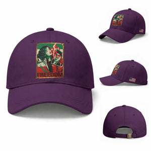 Free Iran Protest Baseball Cap Support Women Life Freedom Statement TS11 Baseball Cap Universal Fit Purple Print Your Wear