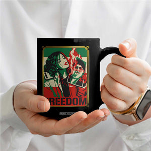 Free Iran Protest Coffee Mug Support Women Life Freedom Statement TS11 Print Your Wear