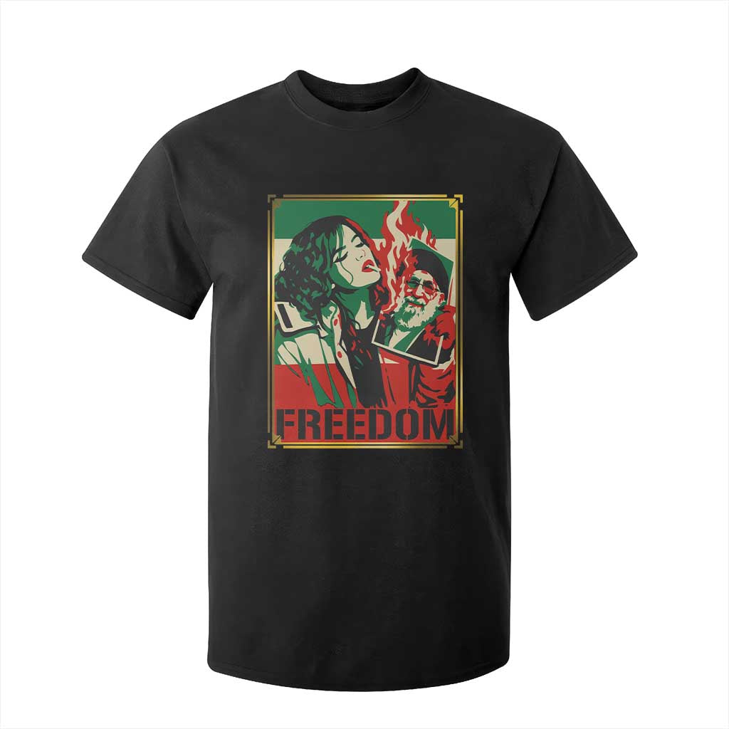 Free Iran Protest T Shirt For Kid Support Women Life Freedom Statement TS11 Black Print Your Wear