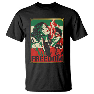 Free Iran Protest T Shirt Support Women Life Freedom Statement TS11 Black Print Your Wear