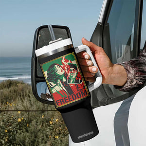 Free Iran Protest Tumbler With Handle Support Women Life Freedom Statement TS11 Print Your Wear